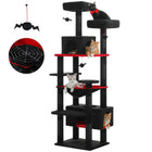 Arbre à Chat XXL 8 Niveaux – Griffoir Large, Condo et Hamac Géants