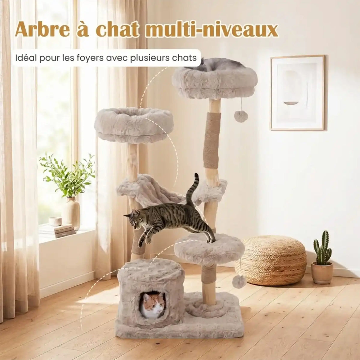 Arbre a chat désign Maison 