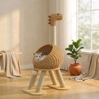 Arbre à Chat Dinosaure Original – Griffoir Sisal et Nid Osier