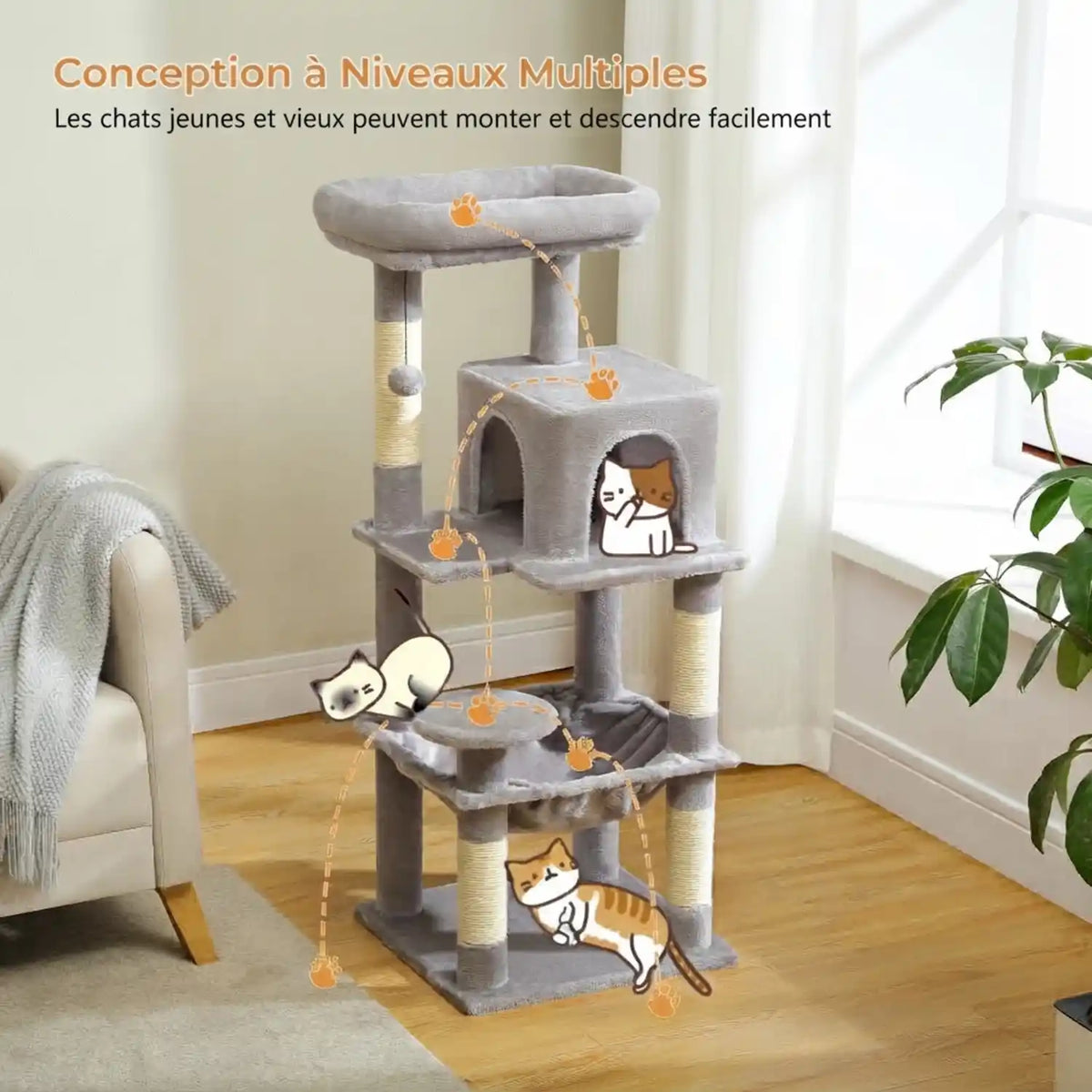 Arbre achat et tours dans Meuble pour chats