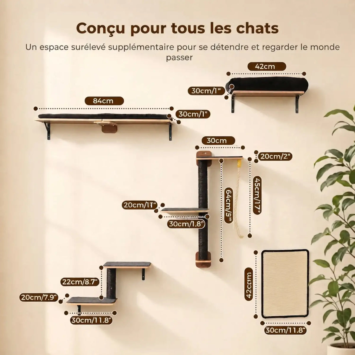 Arbres à chat et tours dans Meubles pour chats
