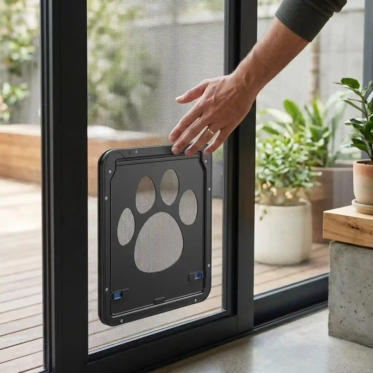 Chatiere pour Chats,Porte pour Chat 