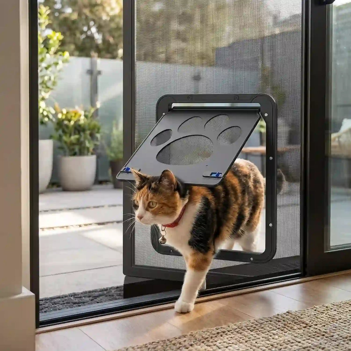 Chatiere pour Chats,Porte pour Chat 