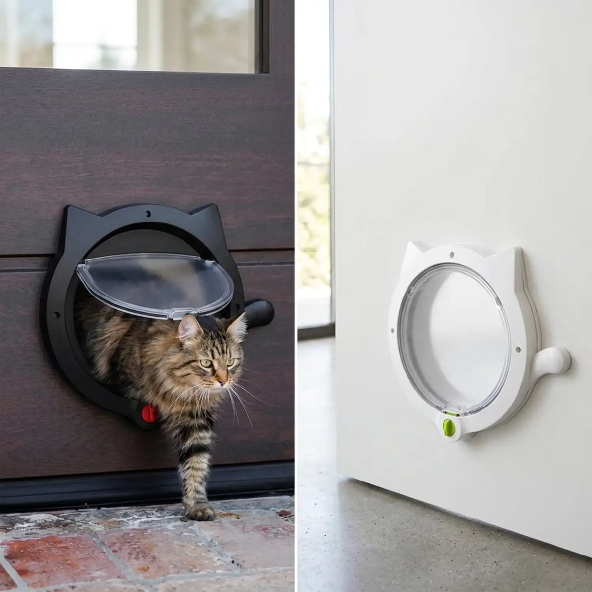 Chatiere pour Chats,Porte pour Chat 