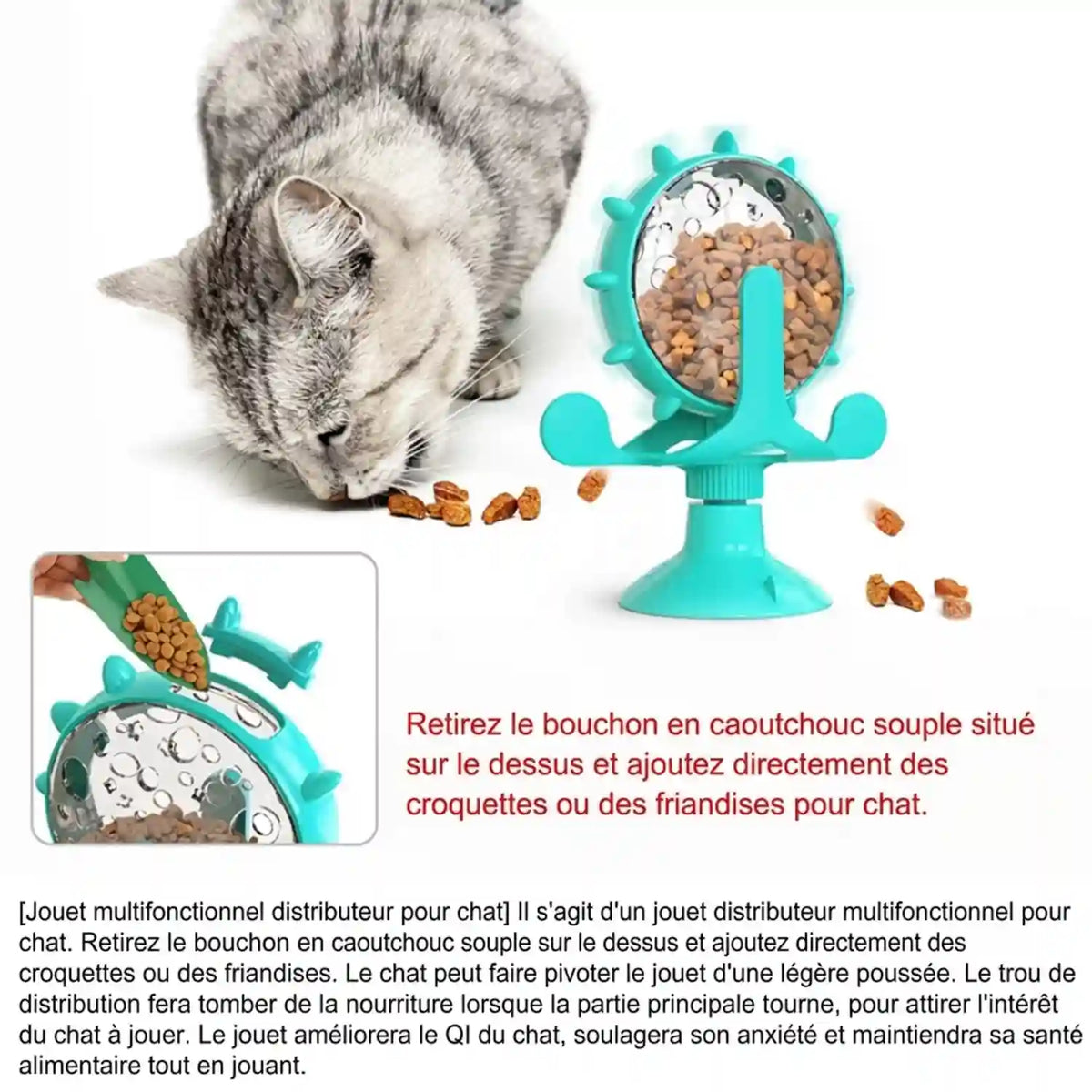 Distributeur Croquettes a Chat 