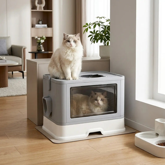 Maison de toilette a chat 