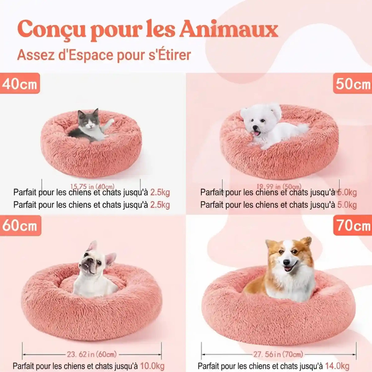 Paniers- dans Lits pour Chat de compagnie