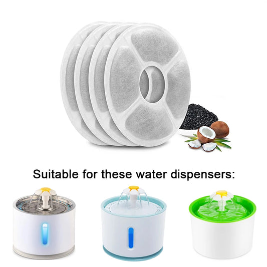Filtre Charbon Actif pour Fontaine à Eau – Lots de 6, 12 ou 24