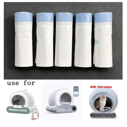 Sacs à Litière Extra-Épais x90 – Compatible MeoWant, Catlink, Tonepie, PetKit