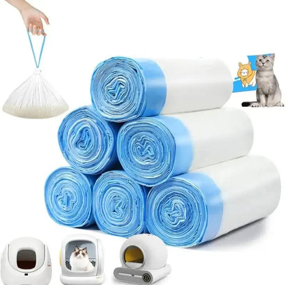 Sacs à Litière Extra-Épais x90 – Compatible MeoWant, Catlink, Tonepie, PetKit