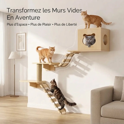 arbre à chat mural