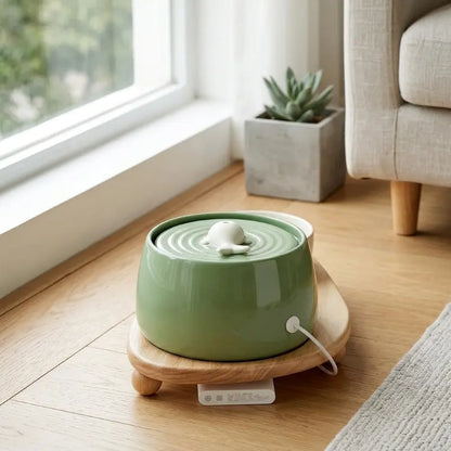 Fontaine Ceramique 850ml – Silencieuse & Rechargeable USB