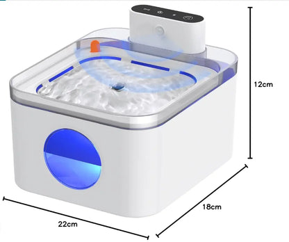 Fontaine à Eau Sans Fil 3L – Capteur Intelligent & Batterie 5200 mAh