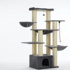 Grand Arbre à Chat XXL 170cm – 11 Griffoirs Sisal, Multi-Niveaux