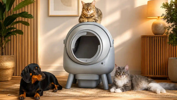 litiere chat gris auto