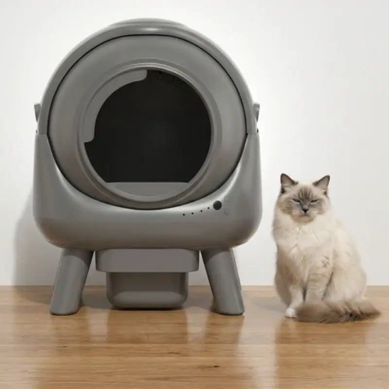 Litière automatique rotation 65L sphère hermétique anti-odeur WiFi pour chat - Litièrecat